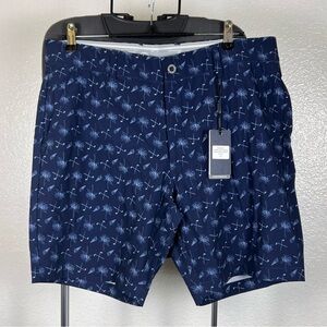 Maelreg Men’s Navy Blue Proflex Dark Navy Hawaii Club Performance Shorts Size 36